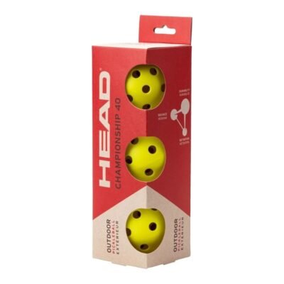 HEAD Championship 40 Pickleball Balls 3-Pack